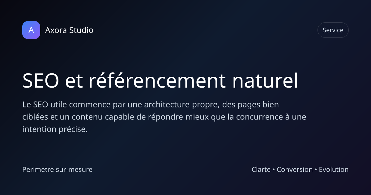 Illustration d'une stratégie SEO structurée